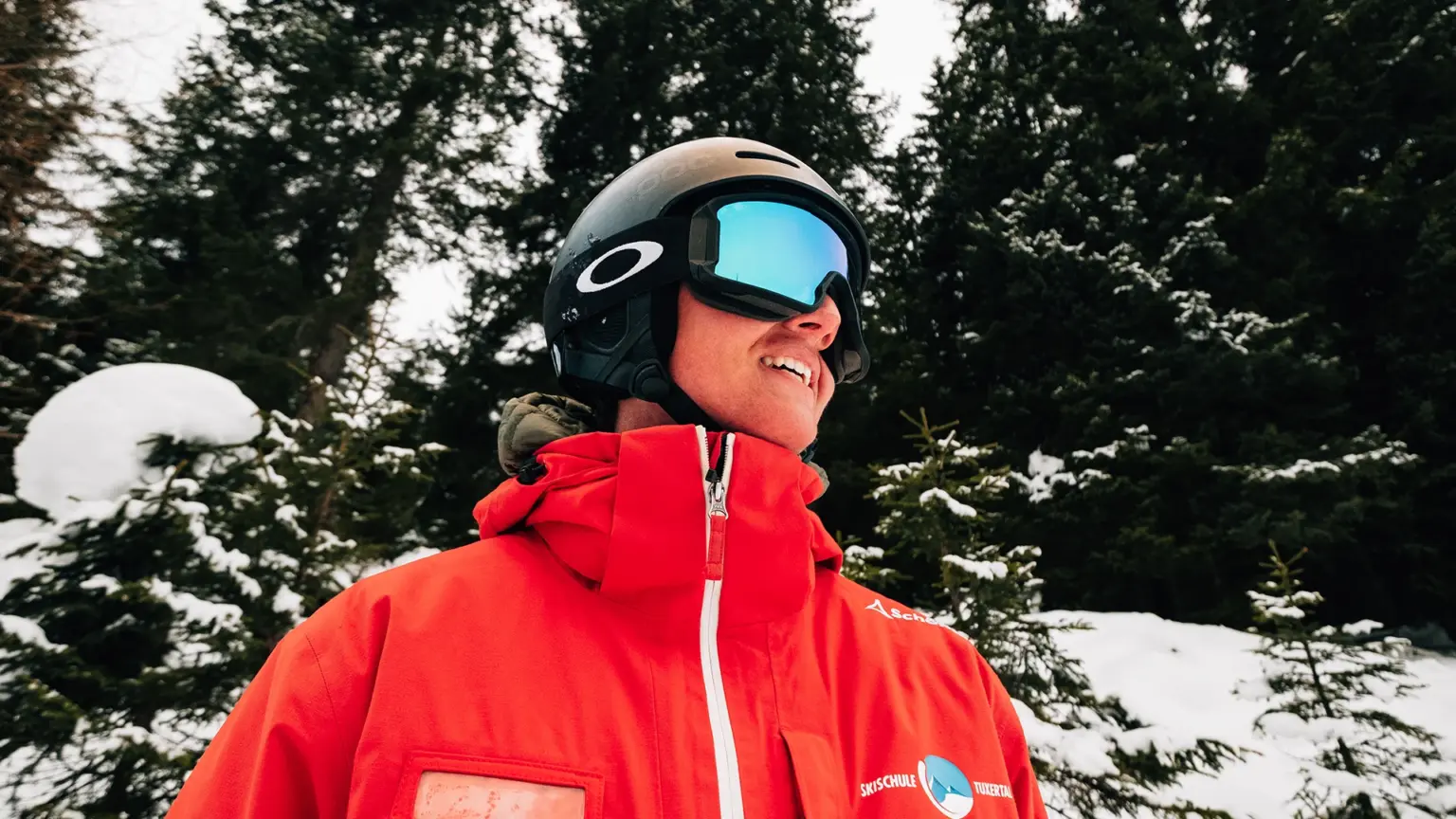 Ski Instructor Close Up Skiing Winter