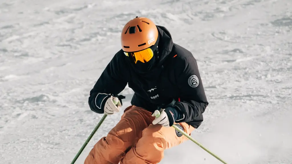 Skirennen Nahaufnahme Skifahren
